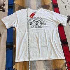Vintage Men’s Powerhouse Gym T-Shirt Size XL Brand New Lift Lifting White
