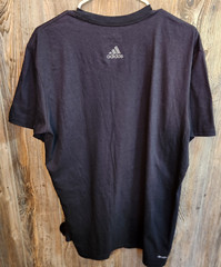 Adidas Climalite “Run” T-Shirt Sz XL Go-To Tee Black NBA Basketball {NEW w/ TAG}