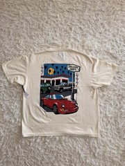 Gallery Dept Drive Thru Tee Mens Large Cream NWT Beverly Hills Streetwear