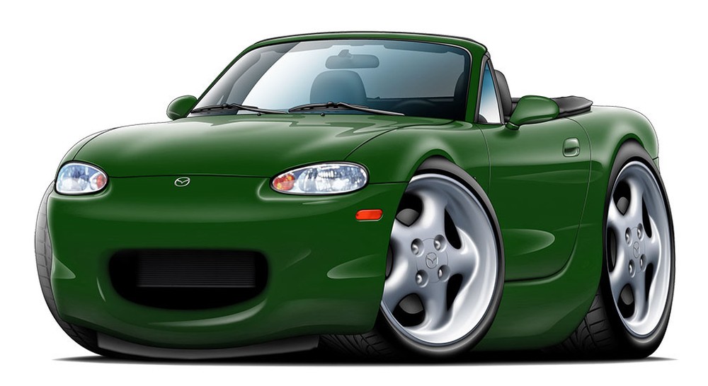 1999-05 Mazda Miata Car Art Print NEW