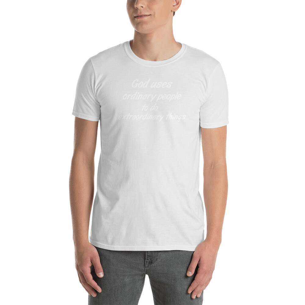 God use …Gildan 64000 Unisex Softstyle T-Shirt with Tear Away Label