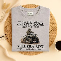 Funny ATV Grandpa Shirt, Rustic off Road Adventure Gift T-Shirt