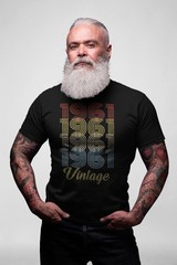 65th Birthday Gift Shirt For Men – 1961 Retro Birthday – 004