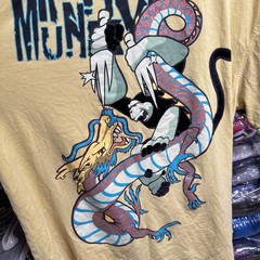 VINTAGE DRUNKNMUNKY MONKEY VS DRAGON T-SHIRT SIZE 2XL