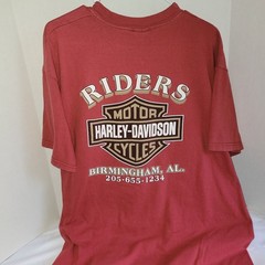 Harley Davidson Motorcycles Men’s XL T-Shirt Riders Birmingham, AL