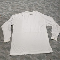 Hook & Tackle Shirt Mens Large White Pullover Long Sleeve Fishing Outdoors