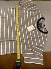 PX NOLAN STRIPED T- SHIRT, SHORT SLEEVE, BRAND NEW, 100% COTTTON.