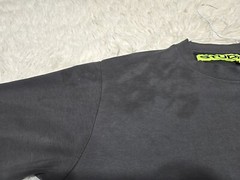Studio Supervsn M T-Shirt Gray Short Sleeve Distressed* Powered Educate Design
