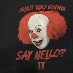 It The Movie Shirt XXL Pennywise Clown Arent You Gonna Say Hello Stephen King
