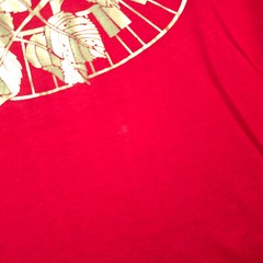 VTG SCREEN STARS BEST Mens EXTRA LARGE XL Air Waves 1989 Red Shirt Rose Music
