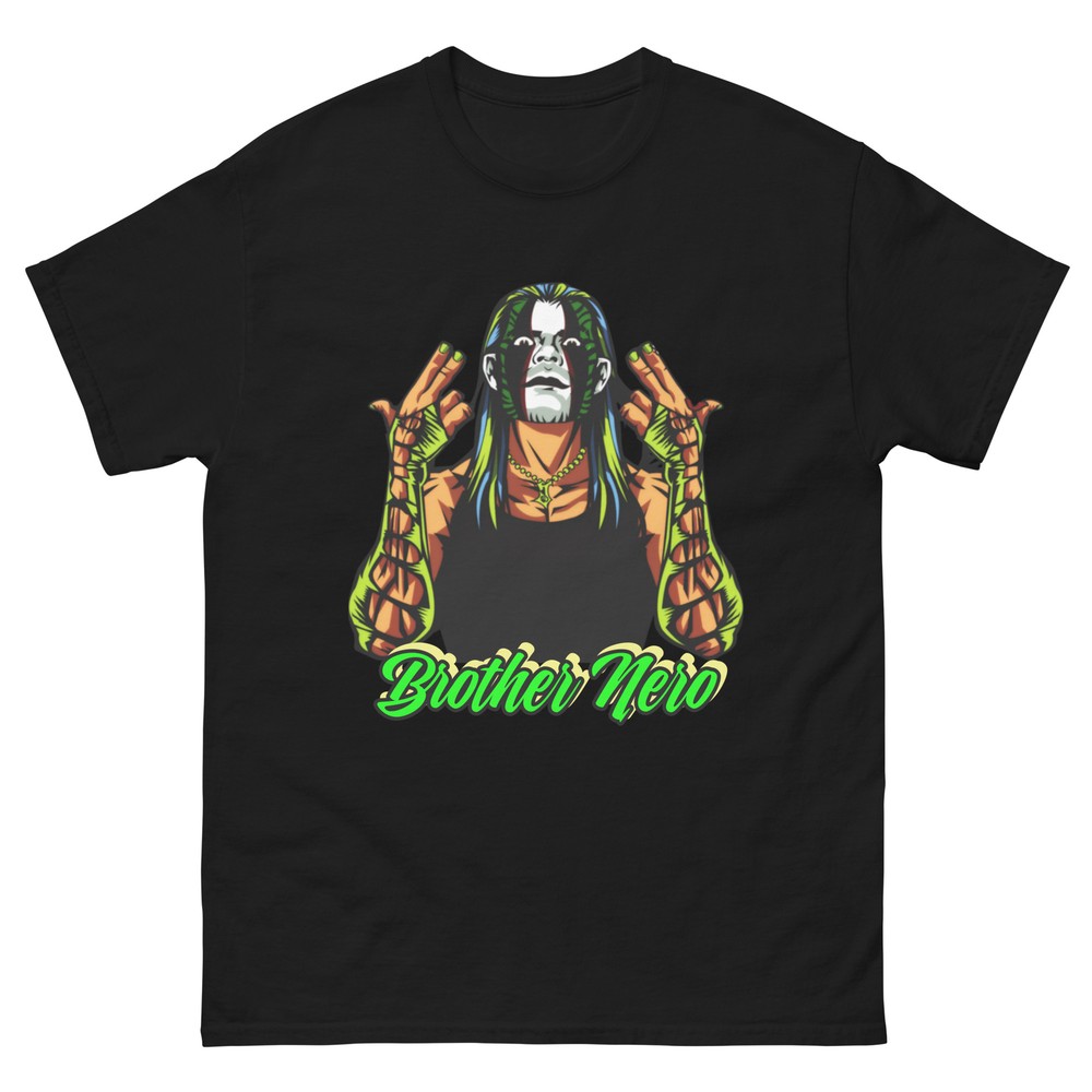 Brother Nero Tee, Jeff Hardy Face Paint, Pro Wrestling Tee, Jeff Hardy Tshirt