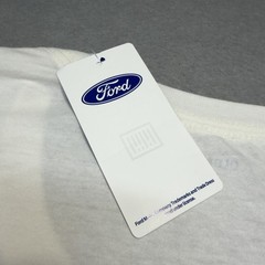 Ford Mustang Old Navy Shirt Mens 2XL White Graphic Tee Sea Salt Back Print XXL