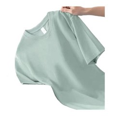 Men’s Polyester Spandex Short Sleeve T-Shirt Crew Neck Casual Regular Top