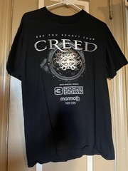 Creed Are You Ready? Tour 2024 Music T-Shirt Size Medium