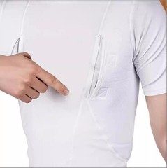 Explosive Man’s T-shirt Concealed Hidden Holster Tactical Invisible Carry Tops A