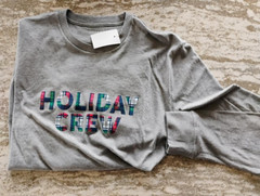 Jcrew Mens Long Sleeve Tshirt Holiday Crew XLarge $49.50 MINT FREE SHIPPING!
