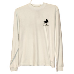FLAN size Small UNISEX long sleeve T shirt Soft Green Apple Man 40″ Chest NWT