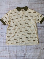 Ivy Crew Polo T-Shirt Men’s X-Large Beige Fishing Outdoors Classics Short Sleeve