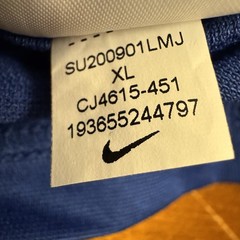 Nike Shirt Mens XL Blue Short Sleeve Pro Dri-Fit Performance Running Standard