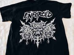 Vtg Enforced Band Gift For Fans Heavy Cotton Black T Shirt For Men EN220