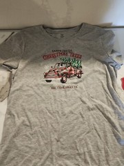 Farm Fresh Christmas Trees T Shirt Pick Your Own Tree Pine Cedar Spruce Fir Gray