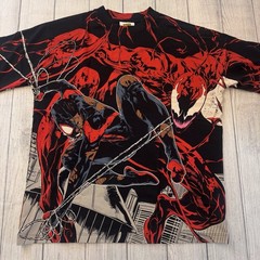Chronic Images Carnage Reigns Spider-Man Miles Morales Carnage Shirt Large