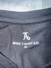 Athletic Fit shirt Long Sleeve In Black-medium -Brand Tailored Athlete