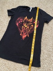 Lot of 3 Hazbin Hotel Alastor and Nifty Shirts Fitted Medium Women ONE FLAW