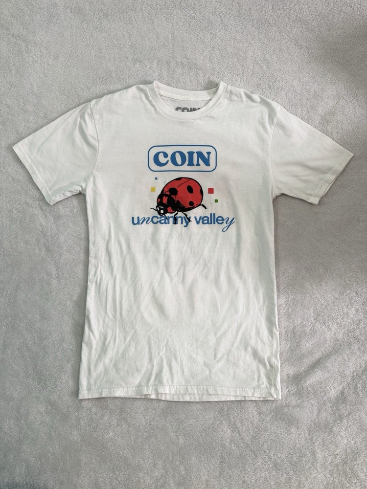 Rare COIN Uncanny Valley 2022 Concert Tour Short-Sleeve Tee White Large See Pics