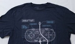 Tantrum Collectibles Men’s Thrown Controller Colosseum T-Shirt AP2 Blue Medium