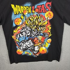 Warren Lotas Shirt Mens XL Black Dragon Ball Z Goku Skull Graphic Tee Anime