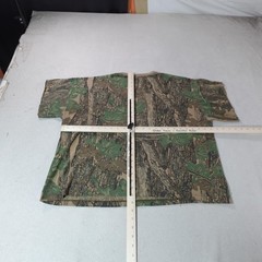 Vintage Ace Sportswear Trebark Camo Shirt Mens 2XL Brown Pocket Hunting USA 90s