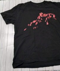 Mens Marvel SpiderMan Red Foil Chest Print T-Shirt Size Large