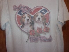 Southern Girls Best Friends white M t shirt