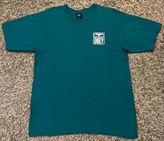 Vintage OBEY Official Eyes Graphics Quality Dissent Since 1989 Men’s T-Shirt L