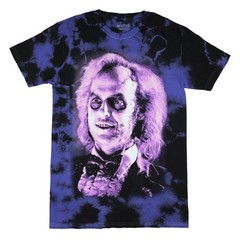 Beetlejuice Shirt Mens Front And Back Print Tie Dye Adult Graphic Tee