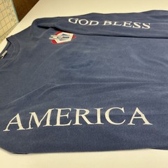 God Bless America Windjammer Unite! 9-11 NYC Twin Towers WTC Shirt 2XL CHARITY