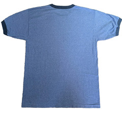 Vintage SHAKE JUNT Ringer T Shirt Heather Blue Large Baker Deathwish Skateboards