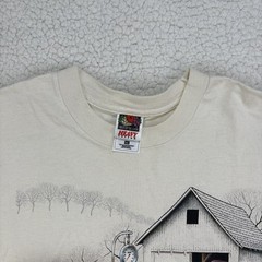 Vintage Fall Farm Stand TShirt Size XL North Carolina Single Stitch Autumn Scene
