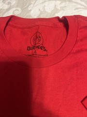 Red Buc-ee’s Gas Station Beaver Texas Gift Novelty Shirt Size Large NEW