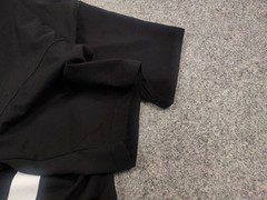 AELIZA studio Design unique collection Oversized Logo Black Shirt