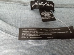 Karl Kani Mens Tee Shirt Size Large Light Blue Vintage New with Tags