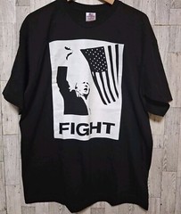 Donald Trump Rally Shooting FIGHT T-Shirt US Support Trump 2024 Adult