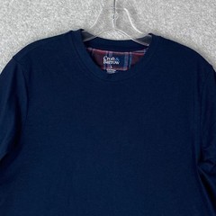 Croft & Barrow Shirt Mens Size S Navy Long Sleeve Stretch Knit T-Shirt Tee