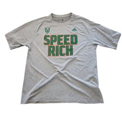 Adidas Climalite Speed Rich T-Shirt Gray Florida State Champions Mens Large
