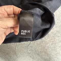 Public Rec Shirt Mens XL Blue Long Sleeve Henley Pima Cotton TENCEL Stretch