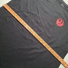 Ruger Gun Pistol Flamed Phoenix Logo Reliable Firearms Licensed T-Shirt 2XL NEW