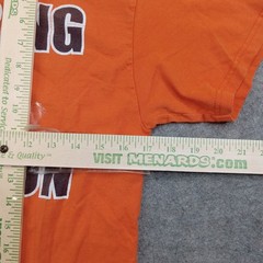 Delta Shirt Mens Small Orange Honoring Tradition 1926-2007 Native Graphic Tee