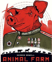 Animal Farm T-shirt George Orwell Ash,Khaki,White,Yellow Small -3X.Free Ship USA