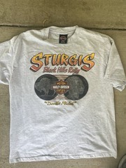 Vintage Harley Davidson Shirt 55th Sturgis Rally 1995 Size XL